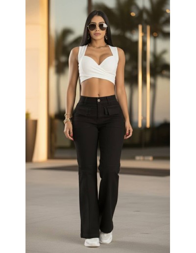 pantalon colombiano pitbull campana negro pc7694 2