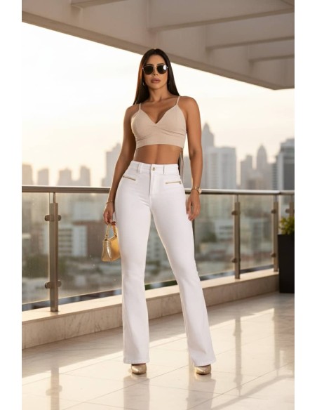 jean acampanado pitbull blanco delantera pc7679