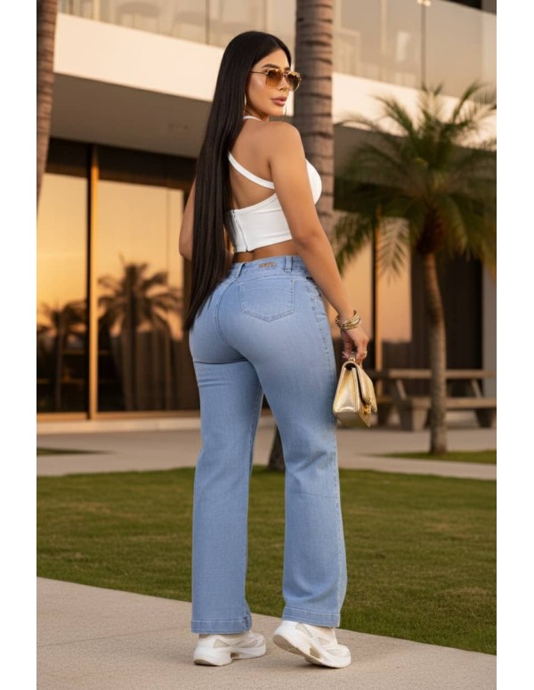 pantalon colombiano pitbull trasera azul pc7699