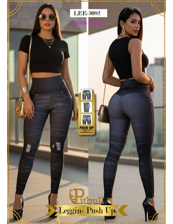 leggin reductor pitbull negro lee3082