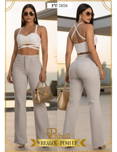 pantalon pitbull gris pt7676