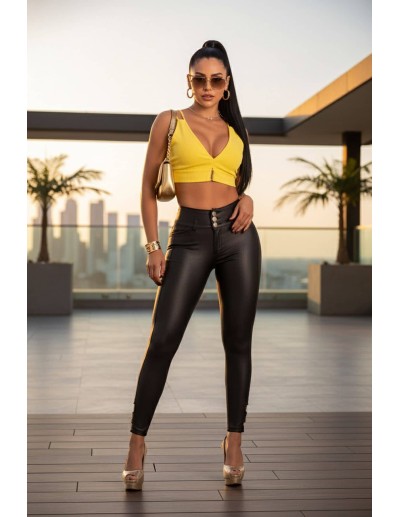 pantalon cuero pitbull negro ps7374 2