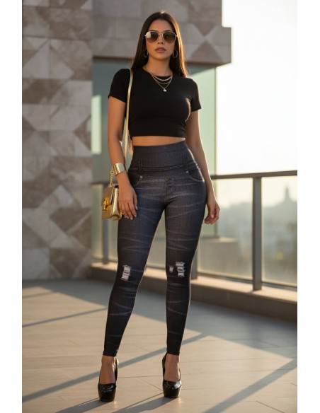 Legging Jean Effect Redutor - LEE3082