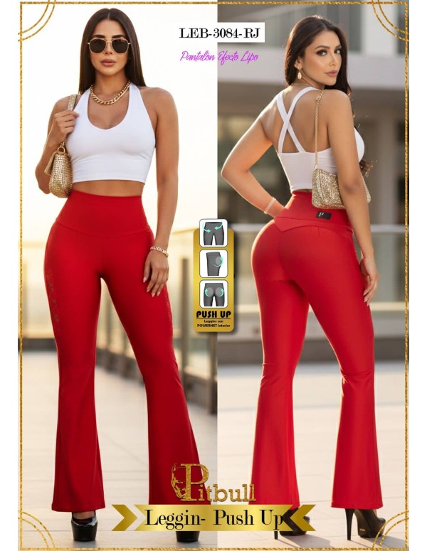 leggin reductor pitbull rojo leb3084