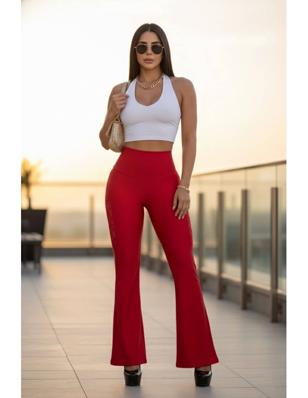 leggin reductor pitbull rojo delantera leb3084