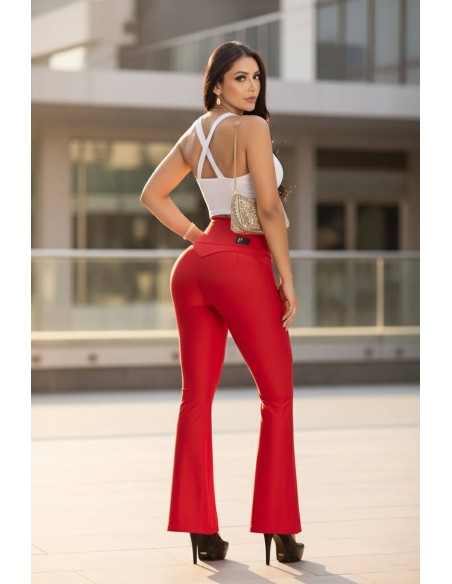 leggin reductor pitbull rojo trasera leb3084