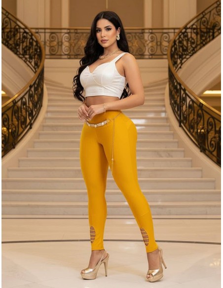 leggin delantero amarillo le2117