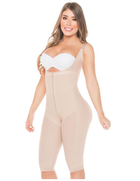 faja salome reductora beige delantera fs0516